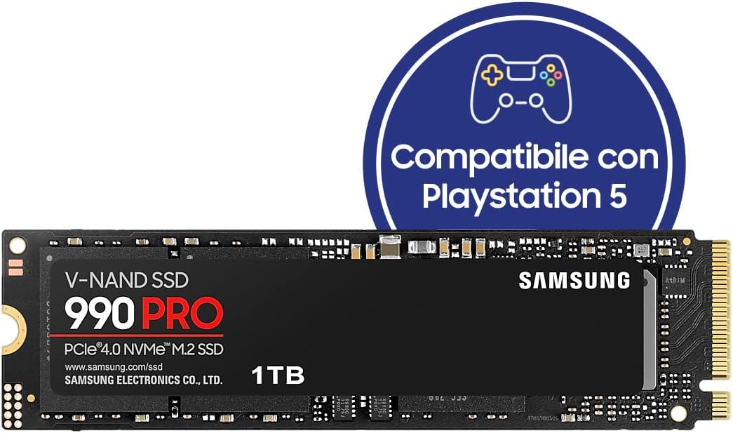 Samsung 990 PRO SSD NVMe 1 TB PCIe 4.0 – MZ-V9P1T0BW
