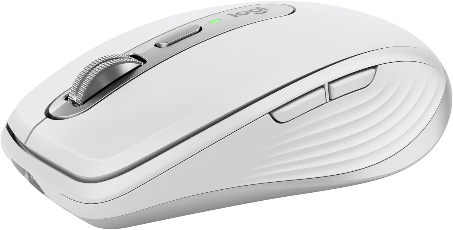 Logitech MX Anywhere 3S Mouse Wireless Bluetooth 8000 DPI Pale Grey