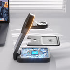 W79 3 in 1 Caricatore pieghevole per Apple