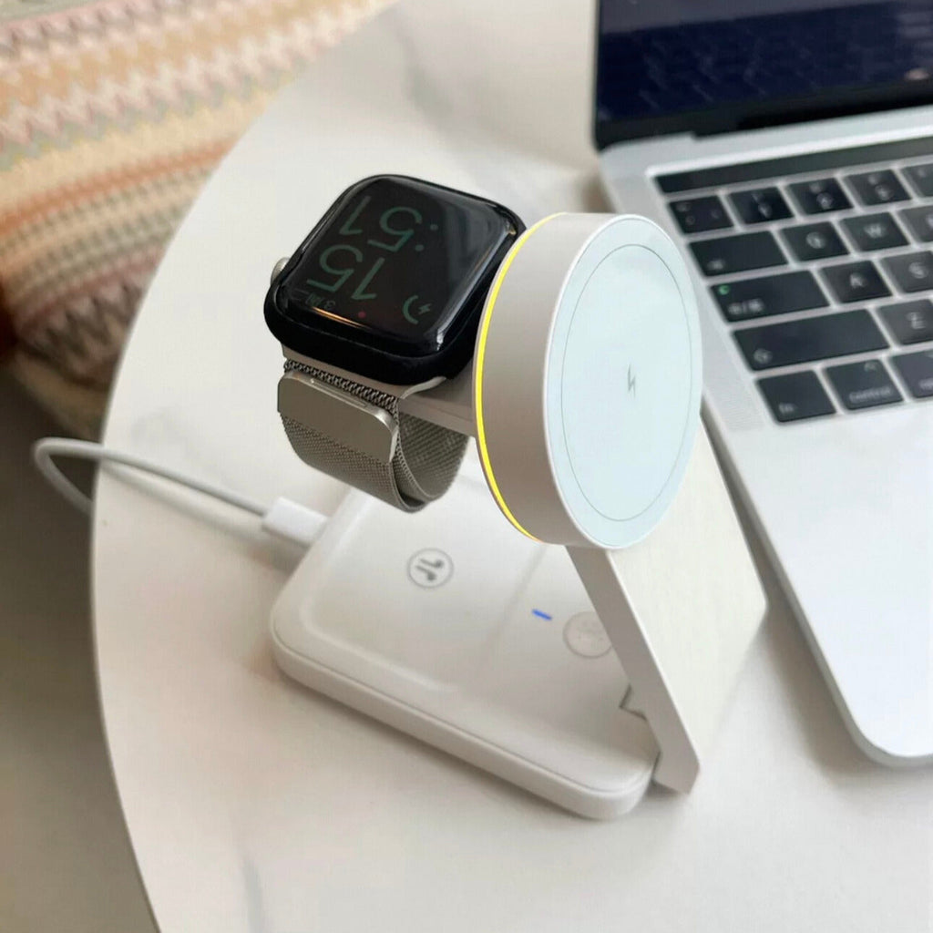 W79-white | W79 bianco | Ricarica telefono e Apple Watch