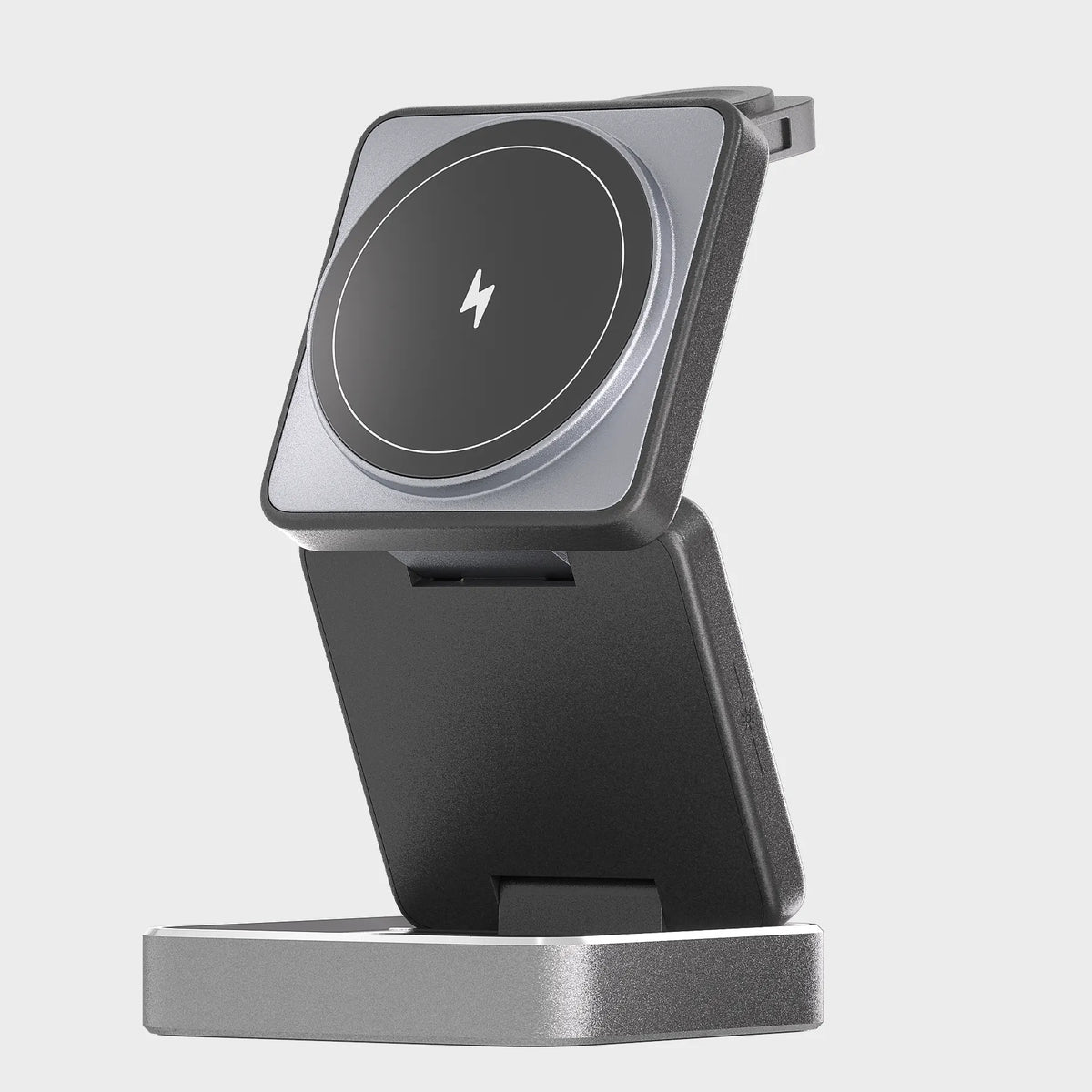 W90 Caricatore Wireless 3 in 1 Pieghevole 15 W, Compatibile con MagSafe