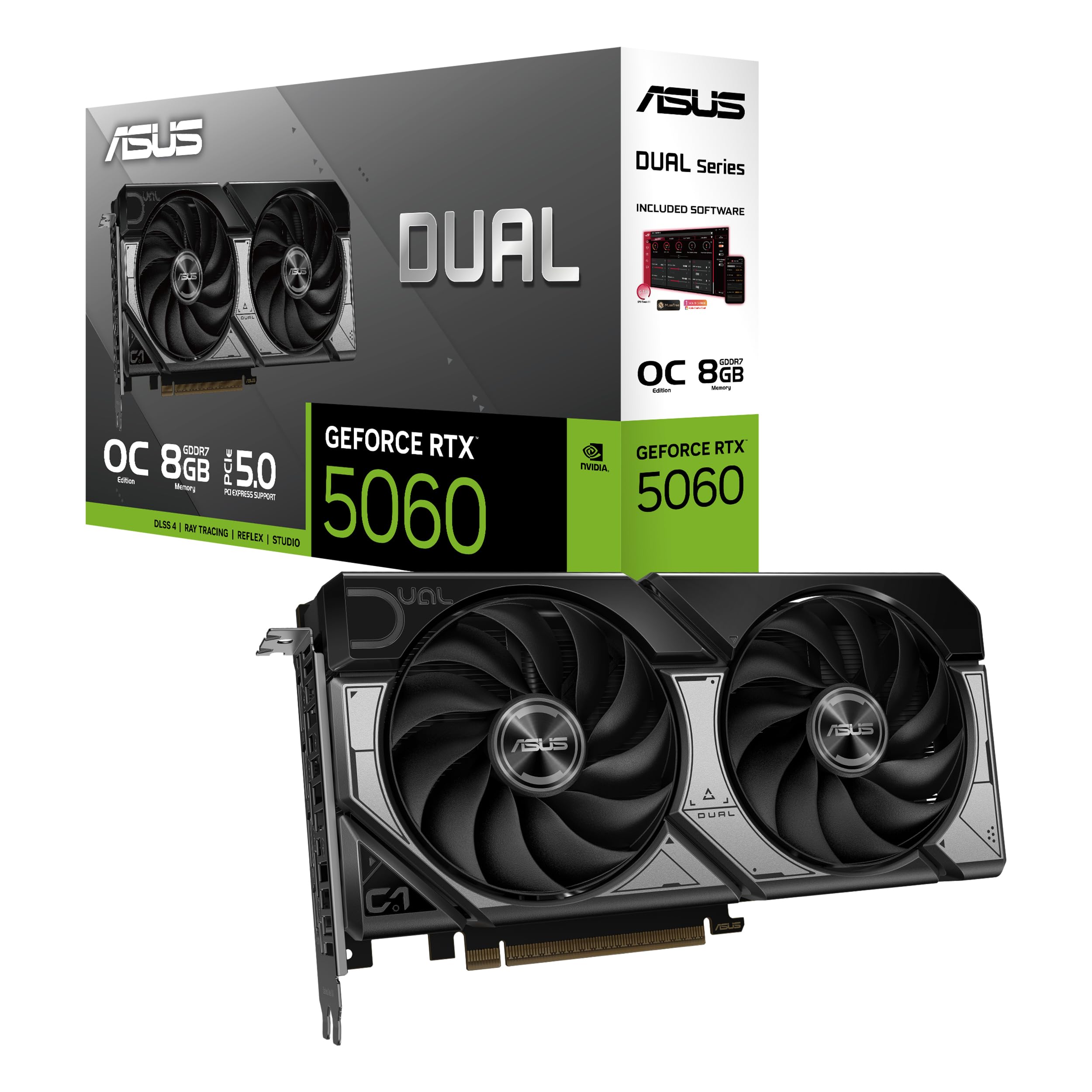ASUS Dual RTX 5060 OC 8GB – vista principale