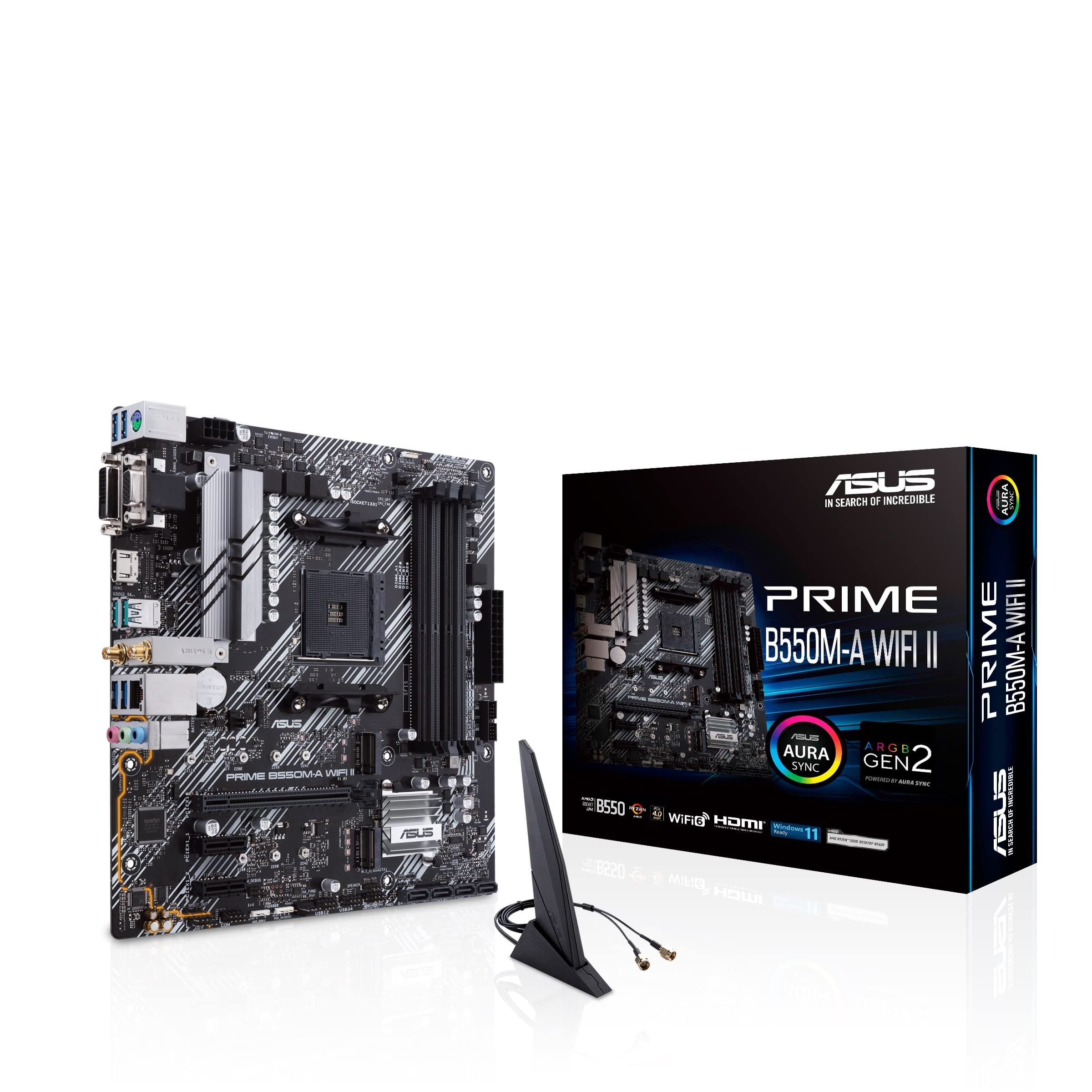 ASUS PRIME B550M-A WIFI II – scheda madre AM4 DDR4