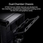 ASUS TUF GT502 Horizon - doppia camera panoramica