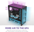 NZXT H5 Flow nero - flusso d'aria e raffreddamento
