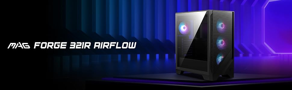 MSI MAG FORGE 321R AIRFLOW - panoramica A+