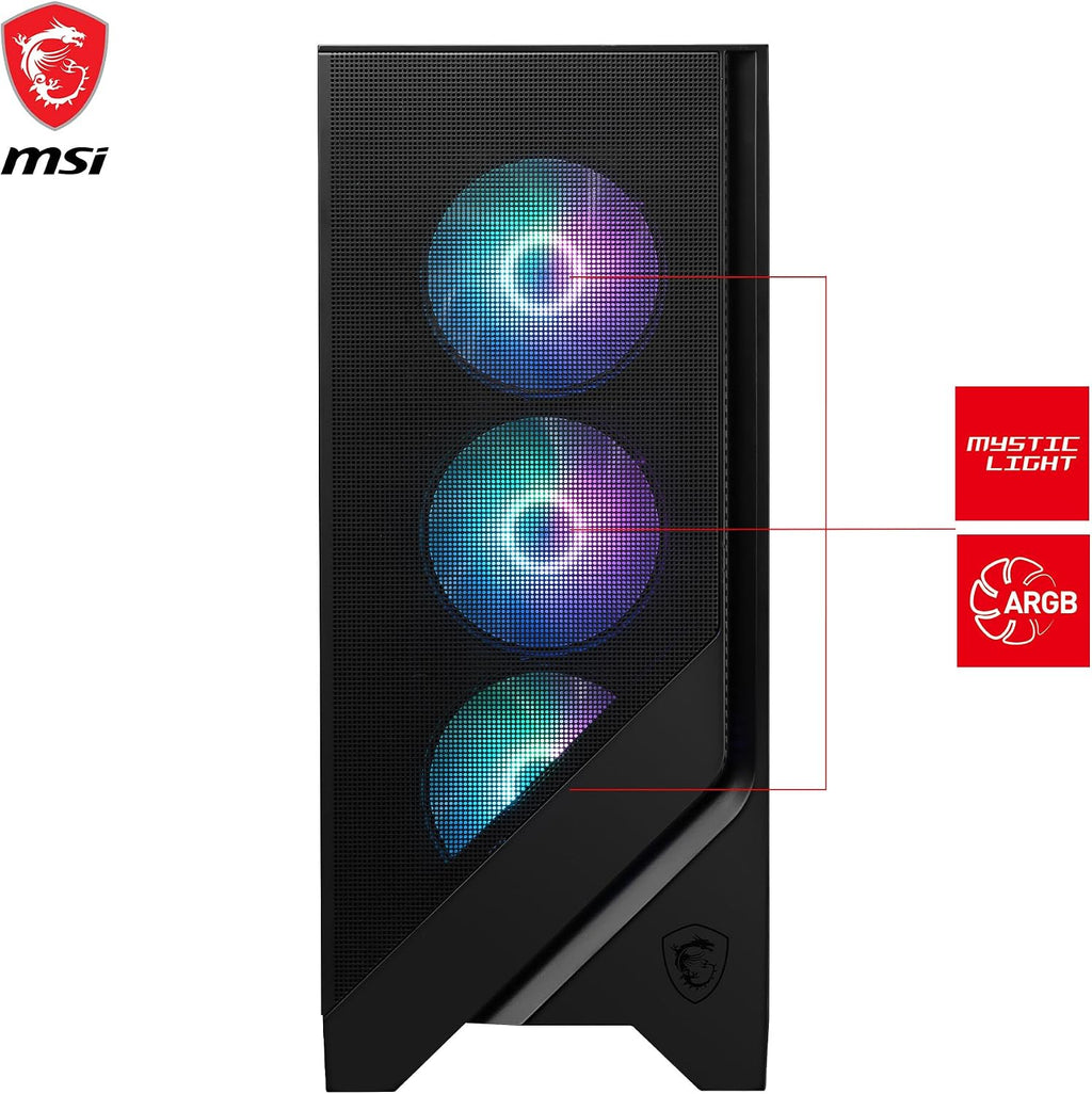 MSI MAG FORGE 321R AIRFLOW - interno e ventilazione