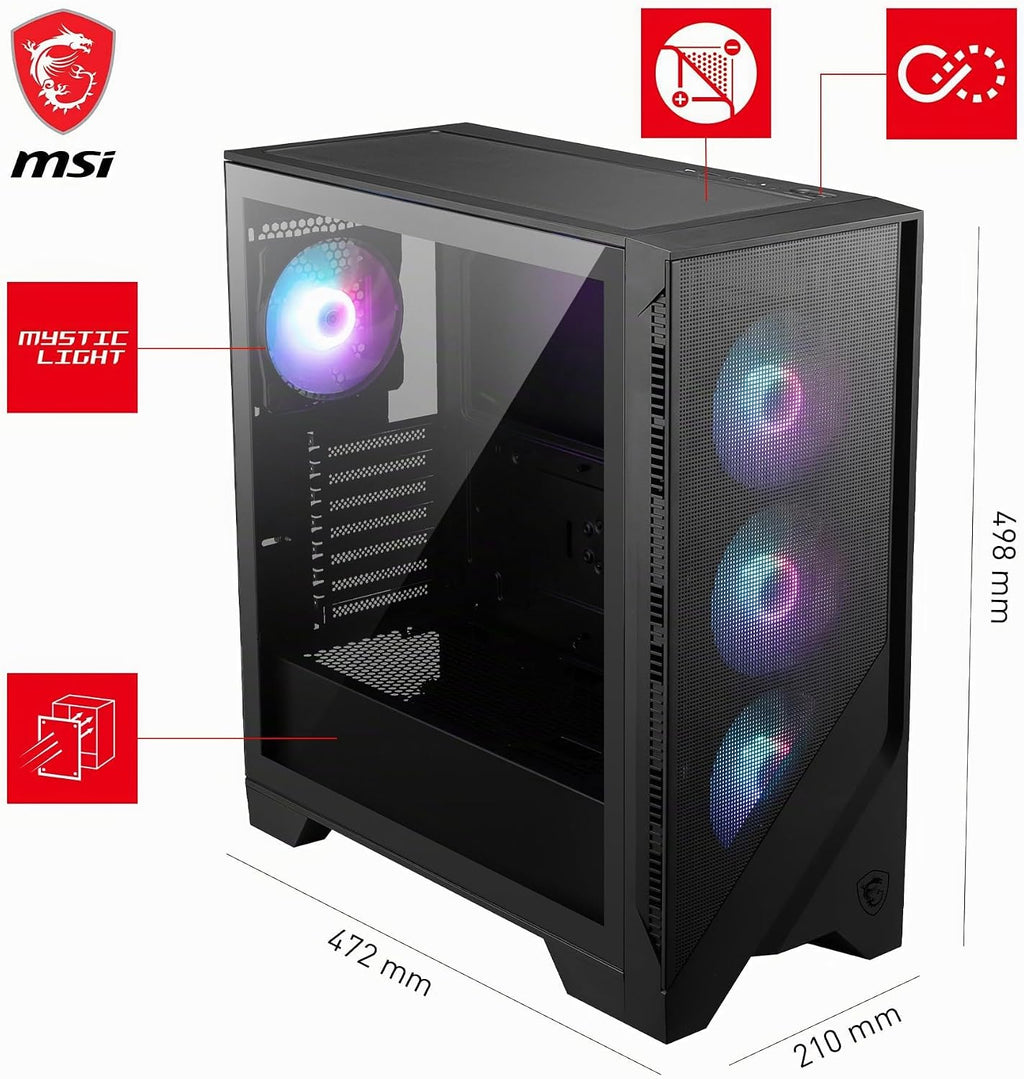 MSI MAG FORGE 321R AIRFLOW - ARGB e compatibilità