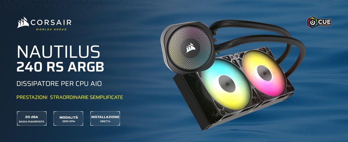 Corsair NAUTILUS 240 RS ARGB - panoramica A+