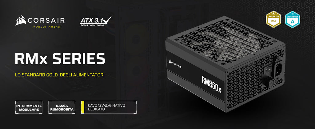 Corsair RM850x CP-9020270-EU - banner A+ ATX 3.1