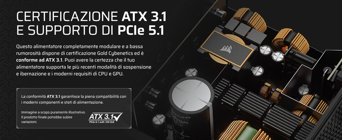 Corsair RM850x CP-9020270-EU - banner A+ modulare