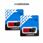 Kingston DataTraveler Exodia M 128GB - confezione da 2 chiavette, nuovo packaging