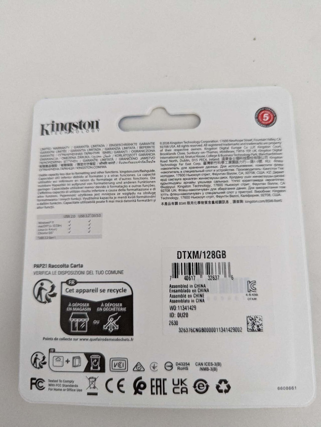Kingston DataTraveler Exodia M 128GB