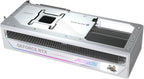 GIGABYTE AORUS RTX 5090 STEALTH ICE 32G - vista della piastra posteriore