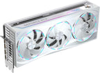 GIGABYTE AORUS RTX 5090 STEALTH ICE 32G - dettaglio del design bianco e RGB Halo