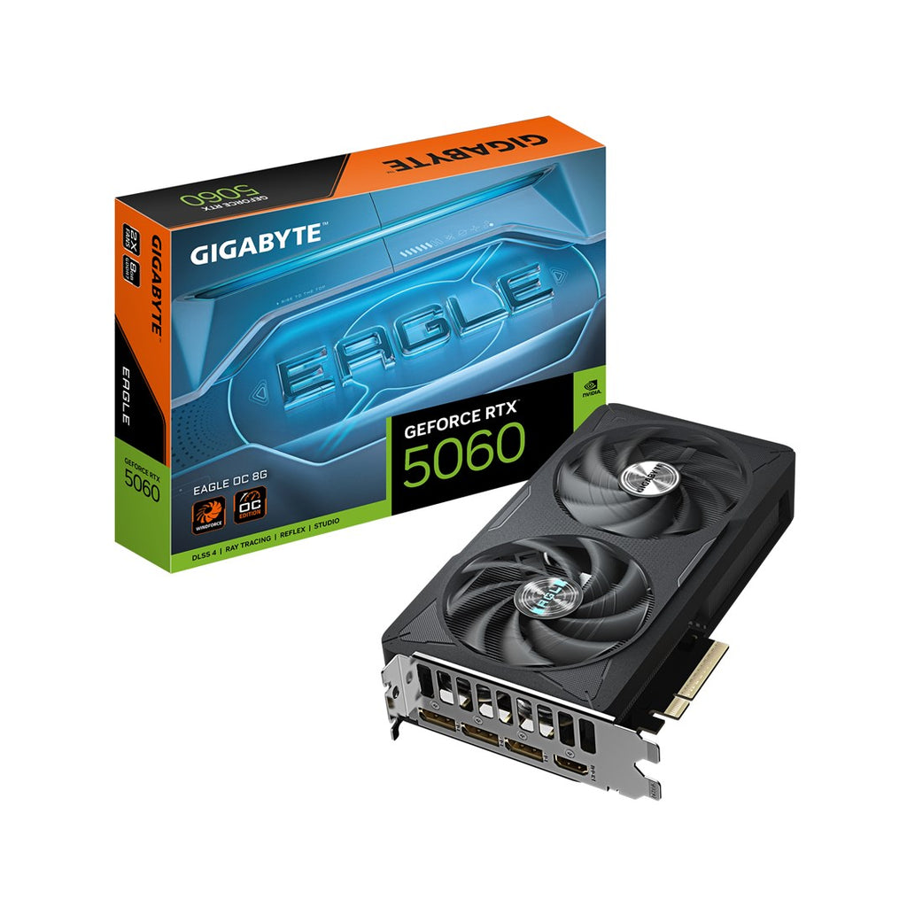 GIGABYTE GeForce RTX 5060 EAGLE OC 8G - vista frontale