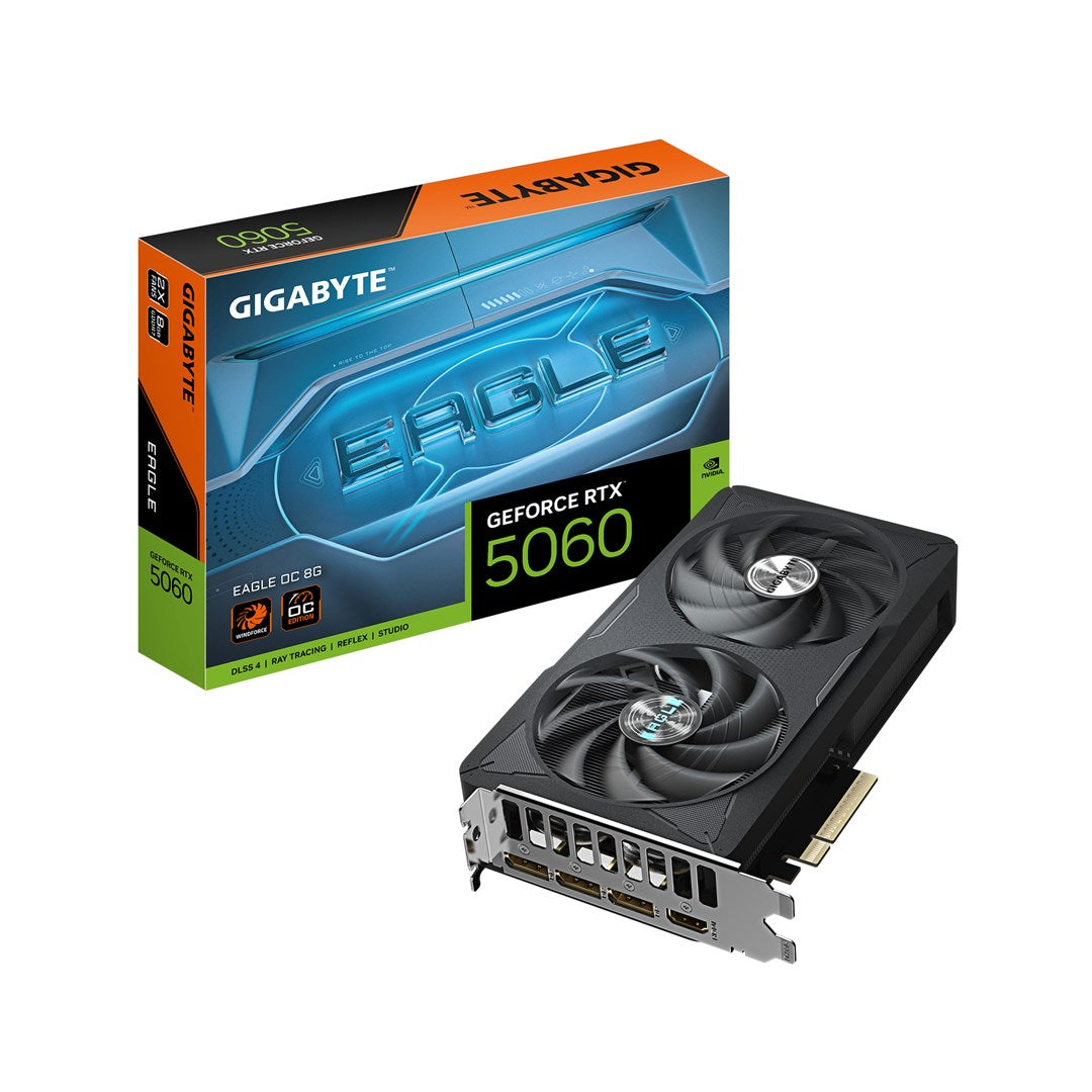GIGABYTE GeForce RTX 5060 EAGLE OC 8G - vista frontale