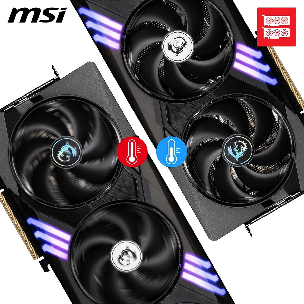 MSI RTX 5070 GAMING TRIO OC 12GB – dettaglio 2