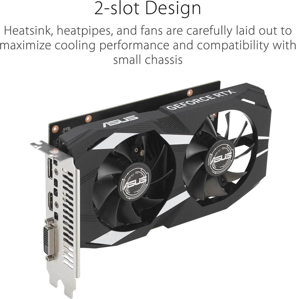 ASUS Dual RTX 3050 OC 6GB – dettaglio 2