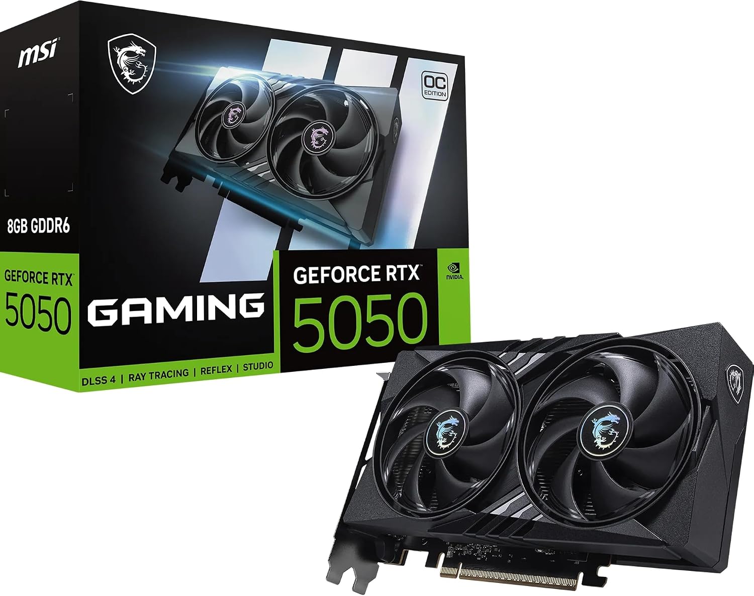 MSI RTX 5050 GAMING OC 8GB – vista principale