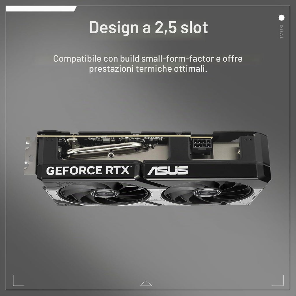 ASUS Dual RTX 5060 Ti OC 16GB White – dettaglio 1