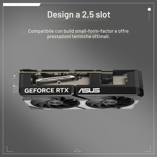 ASUS Dual RTX 5060 Ti OC 16GB White – dettaglio 1