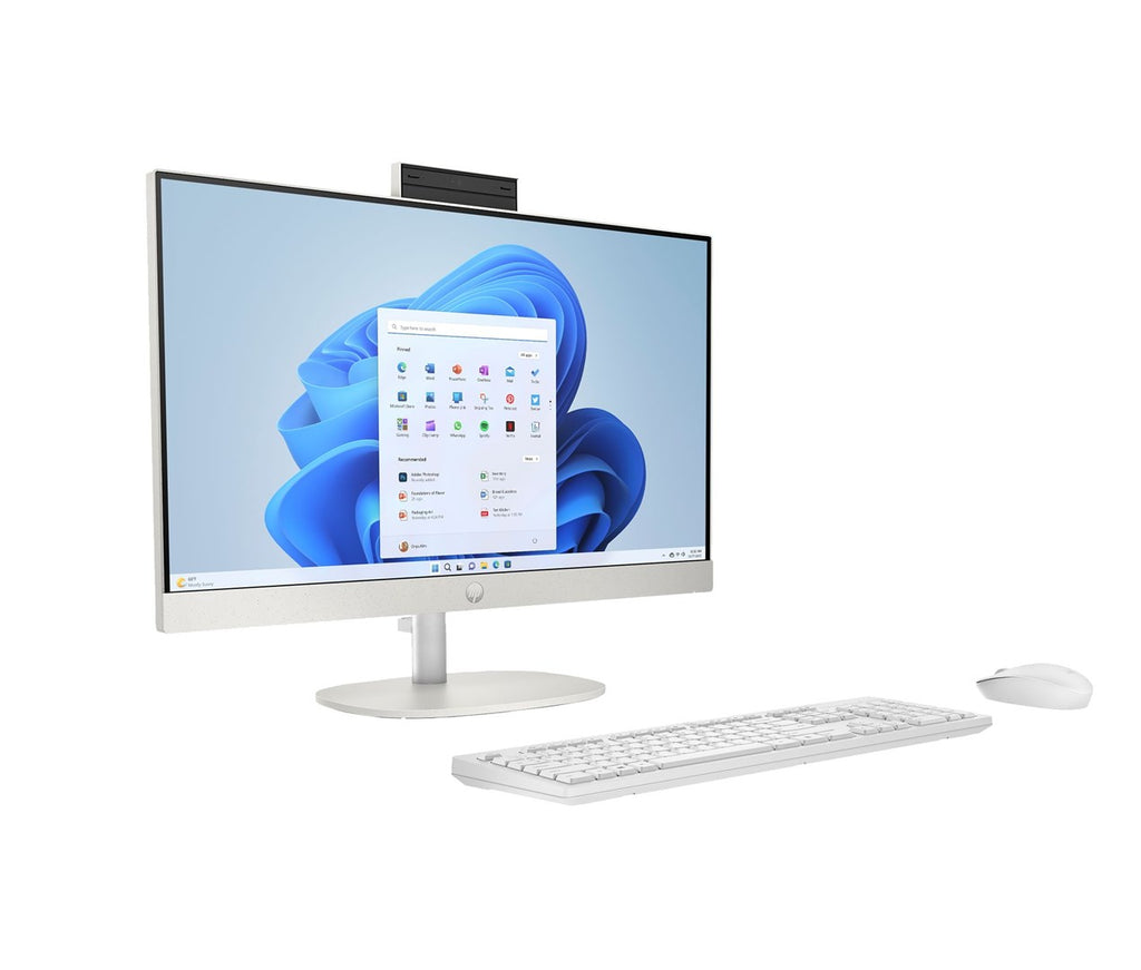 HP 24-cr0312nw All-in-One bianco vista principale