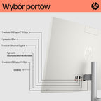 HP 24-cr0312nw All-in-One bianco vista laterale