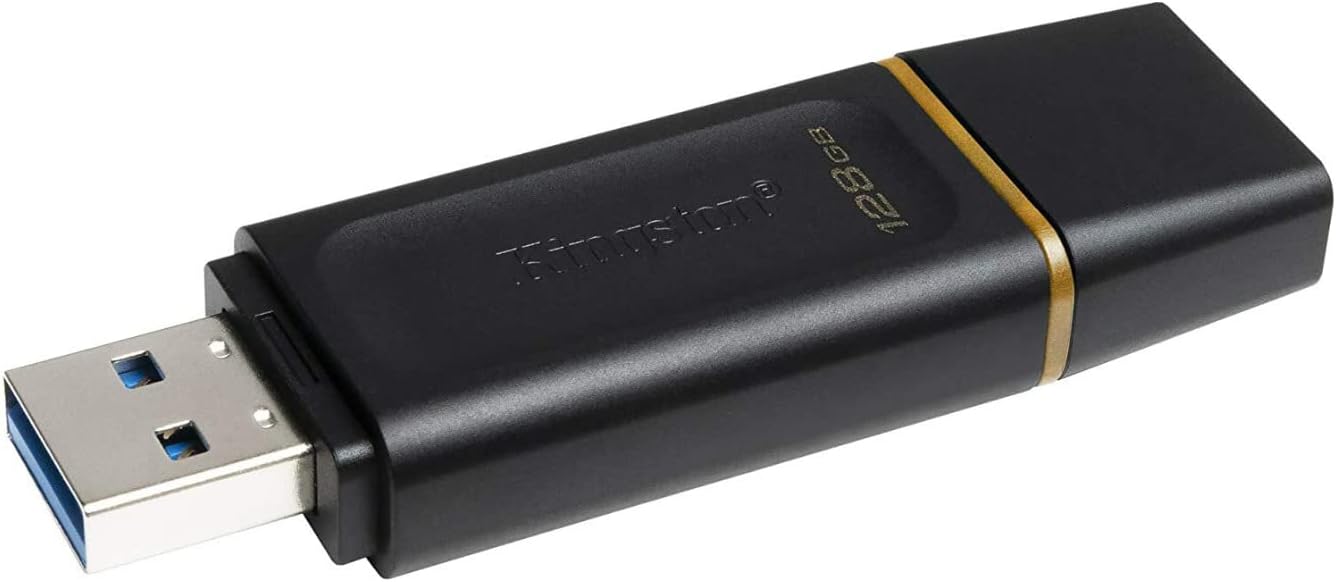 Chiavetta USB Kingston DTX 128GB con connettore USB Type-A aperto