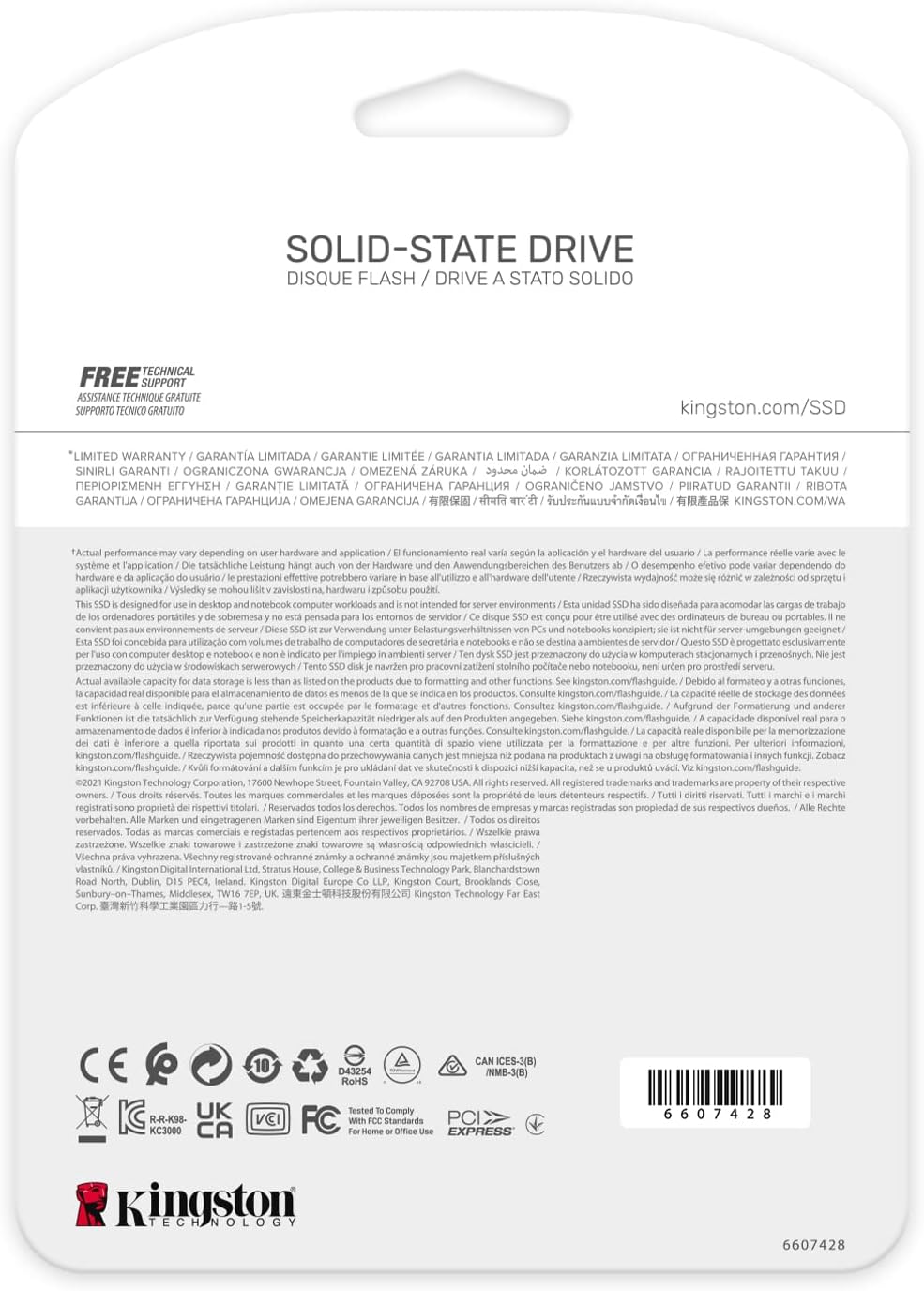 Kingston KC3000 SSD per PC e notebook