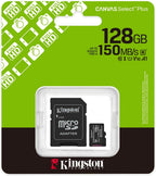 Confezione Kingston Canvas Select Plus 128GB fino a 150MB/s