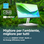 Monitor Lenovo L24-45 con certificazioni energetiche e ambientali