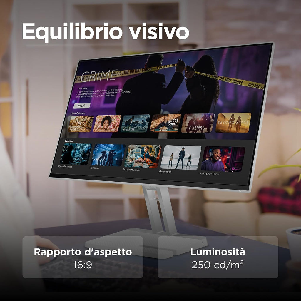 Display 16:9 da 250 nit del monitor Lenovo L24-45