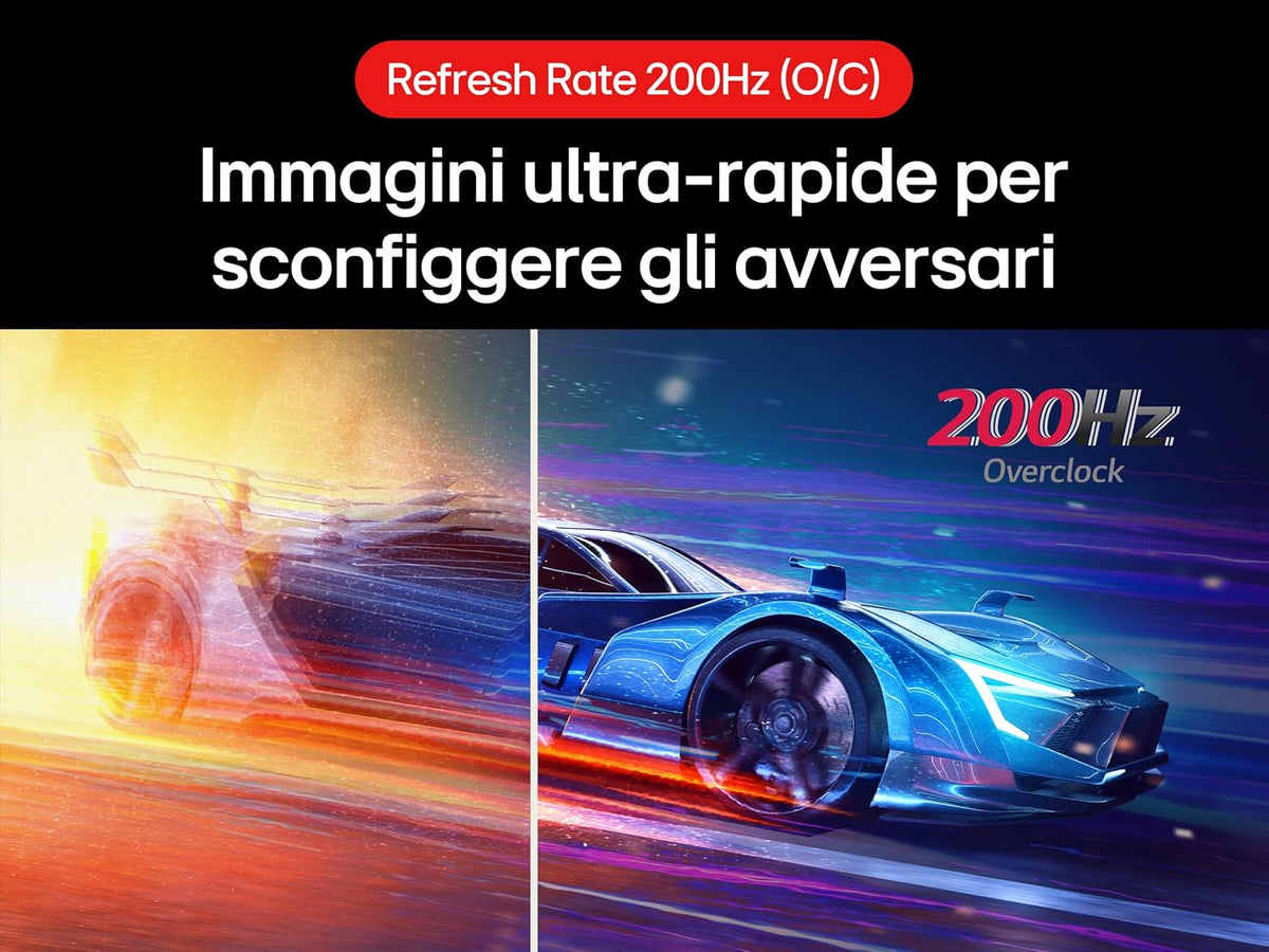 LG UltraGear 27GS75Q-B refresh rate 200Hz in overclock