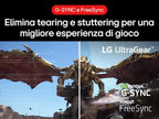 LG 27GS75Q-B con NVIDIA G-SYNC Compatible e AMD FreeSync