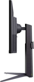 Profilo laterale del monitor LG UltraGear 27GS75Q-B con base