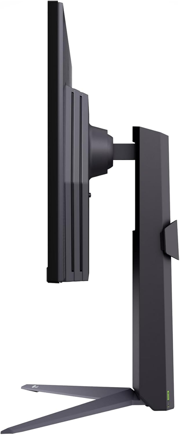 Profilo laterale del monitor LG UltraGear 27GS75Q-B con base