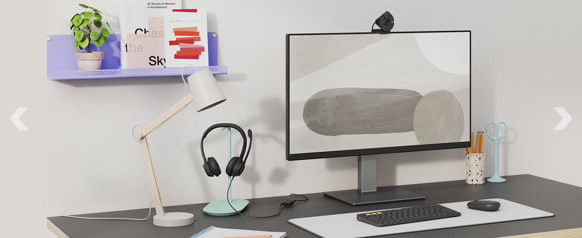 Logitech Brio 300 A+ postazione per videochiamate e lavoro ibrido