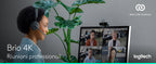 Logitech Brio 4K A+ webcam per riunioni professionali