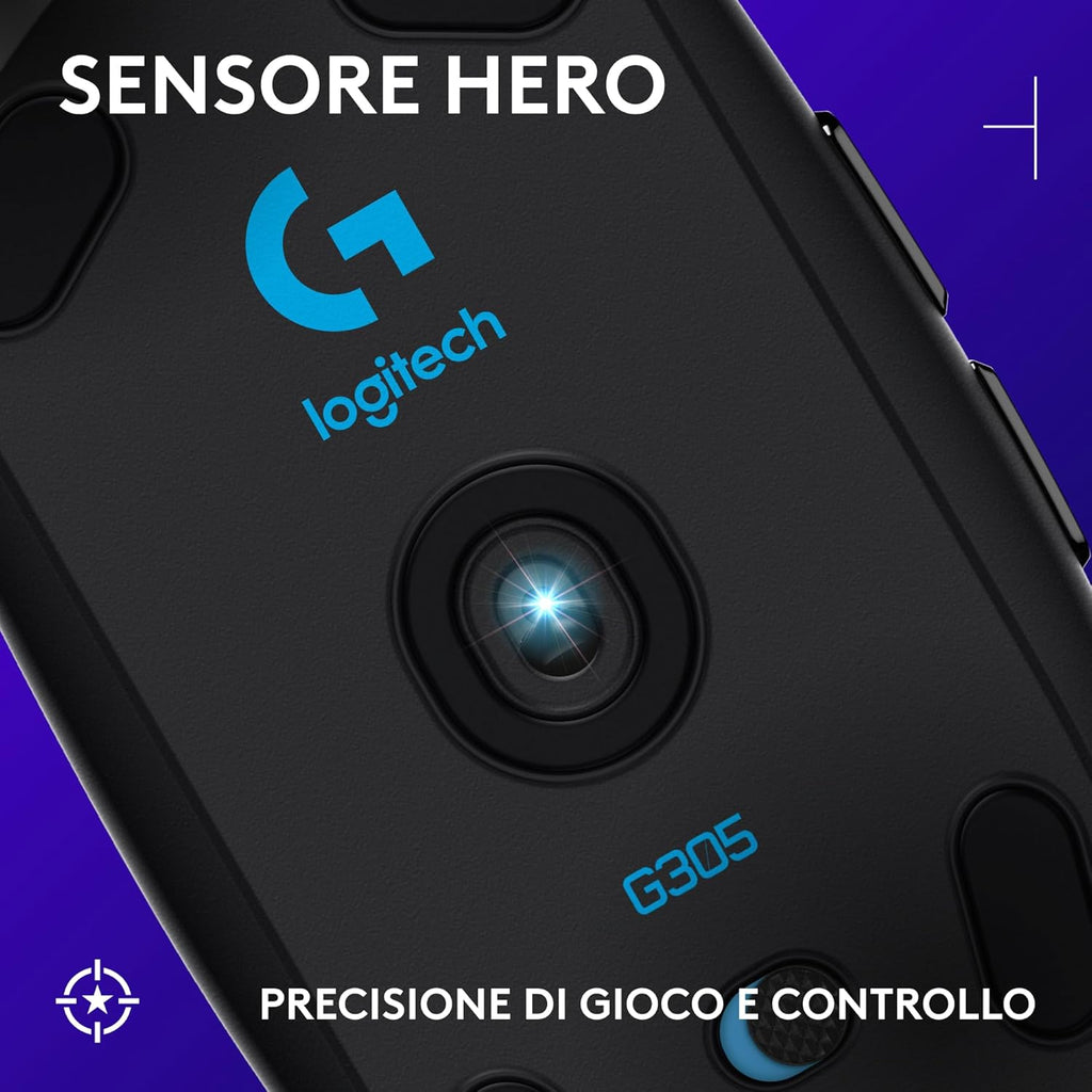 Logitech G305 sensore HERO 12K per precisione di gioco