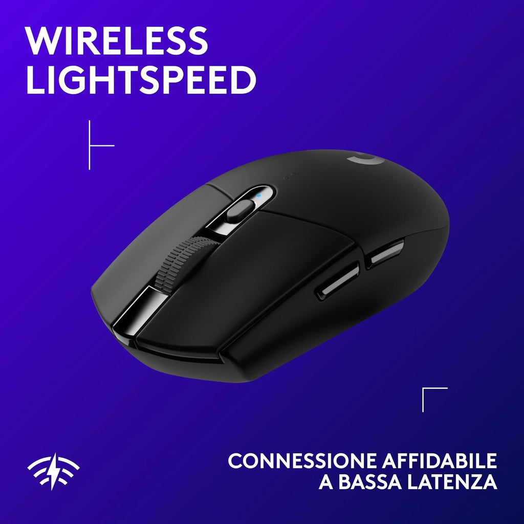 Logitech G305 wireless LIGHTSPEED a bassa latenza