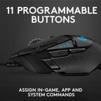 Logitech G502 HERO con 11 tasti programmabili