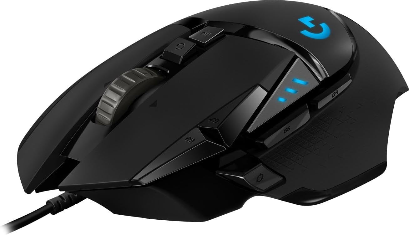 Logitech G502 HERO mouse gaming nero - vista principale