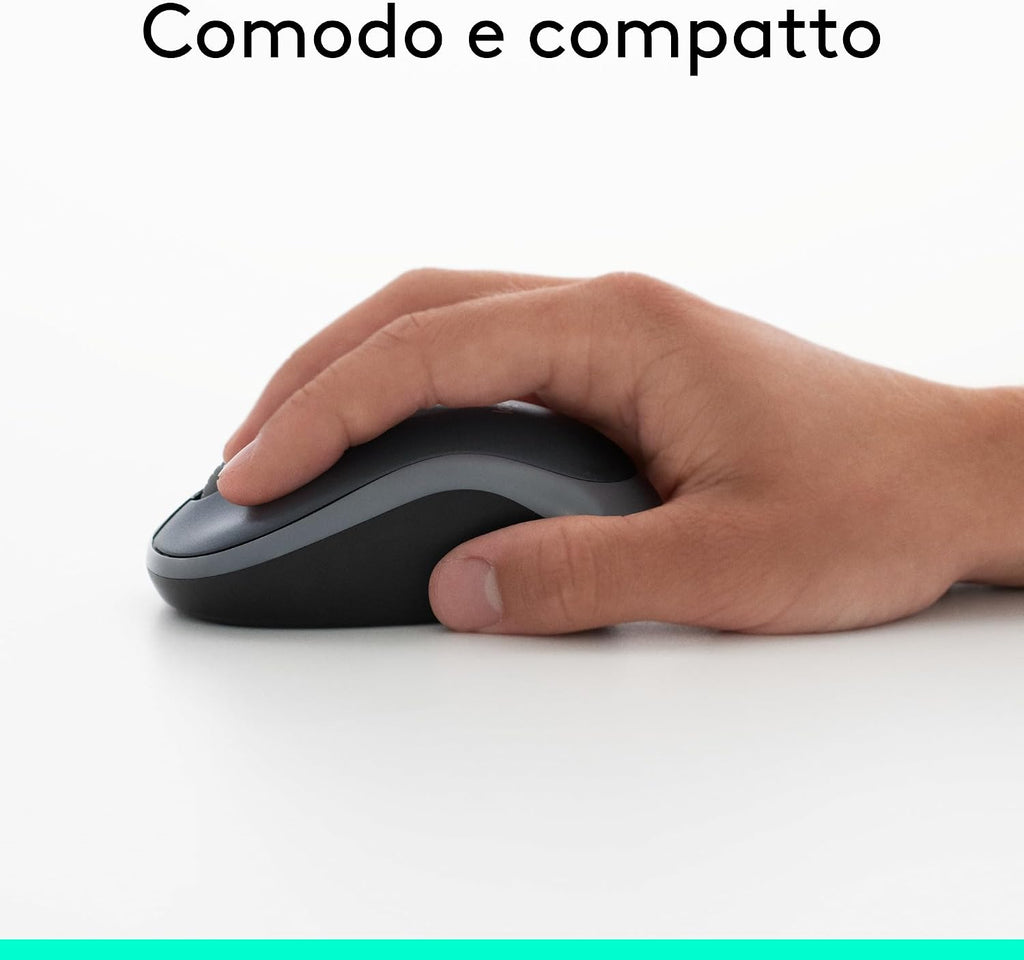 Logitech M185 mouse per PC e laptop