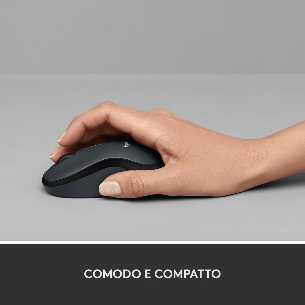 Logitech M220 SILENT forma comoda e compatta per lavoro e studio