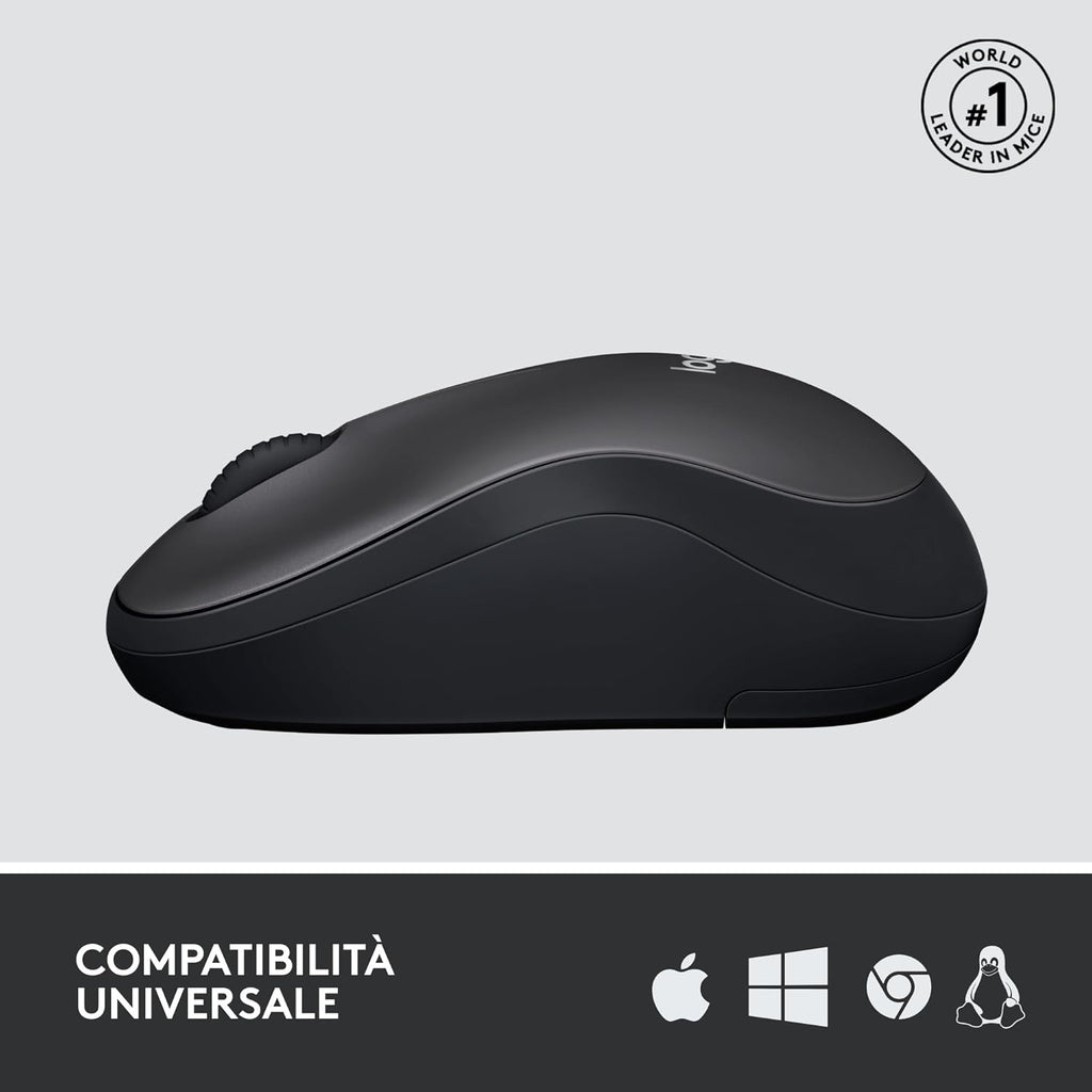 Logitech M220 SILENT compatibile con Windows macOS ChromeOS e Linux