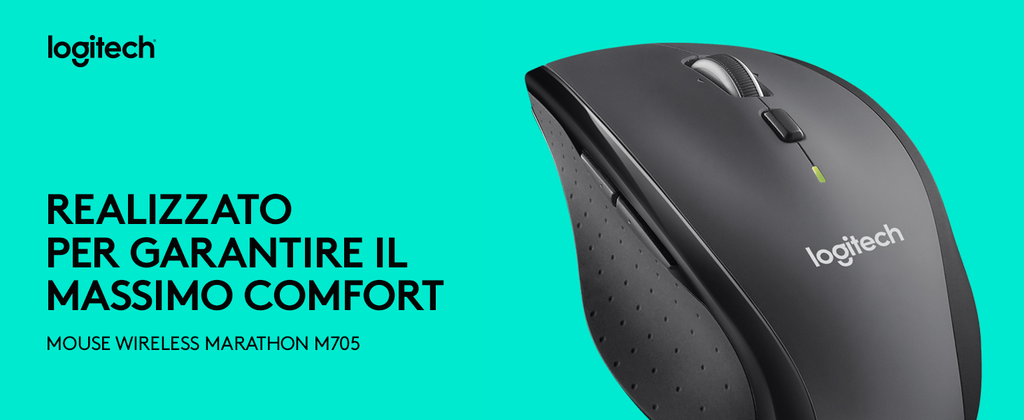 Logitech M705 A+ comfort ergonomico wireless