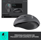 Logitech M705 cinque pulsanti personalizzabili con Logitech Options