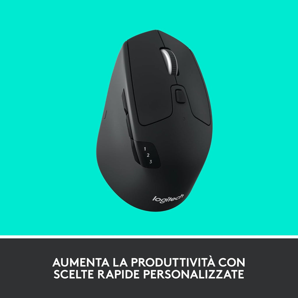 Logitech M720 scelte rapide e tasti personalizzabili