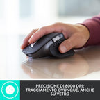 Logitech MX Master 3S sensore 8000 DPI